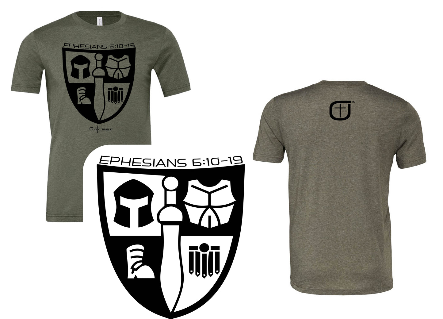 ARMOR OF GOD UNISEX T SHIRTS