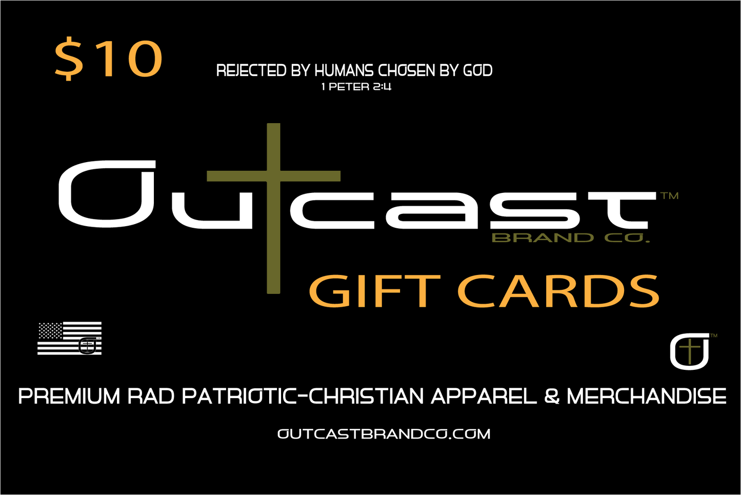 OUTCAST GIFT CARDS